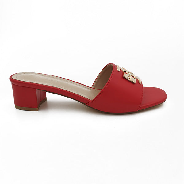 Low Heel Slip On Sandal - 1173