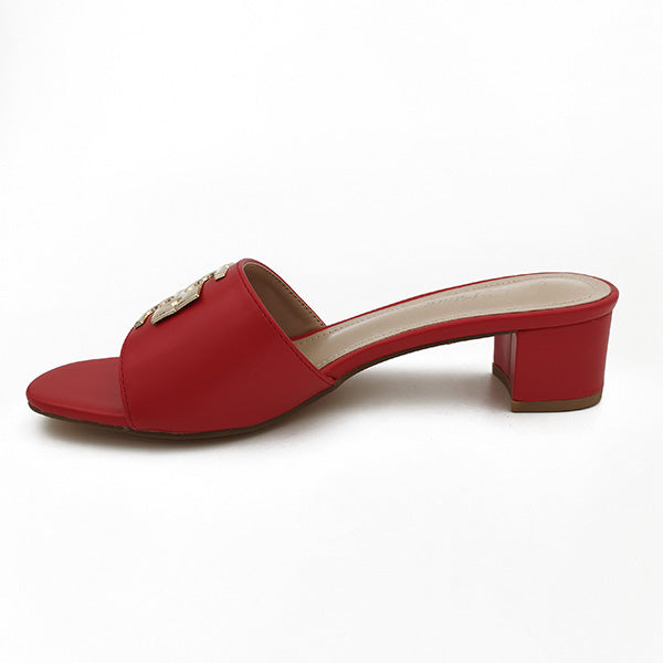 Low Heel Slip On Sandal - 1173