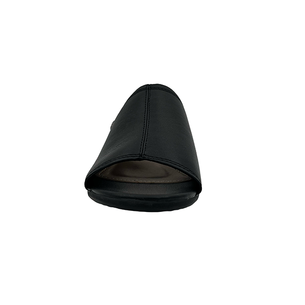 Low Block Heel Open Toe Mule - 1182