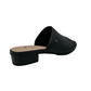 Low Block Heel Open Toe Mule - 1182