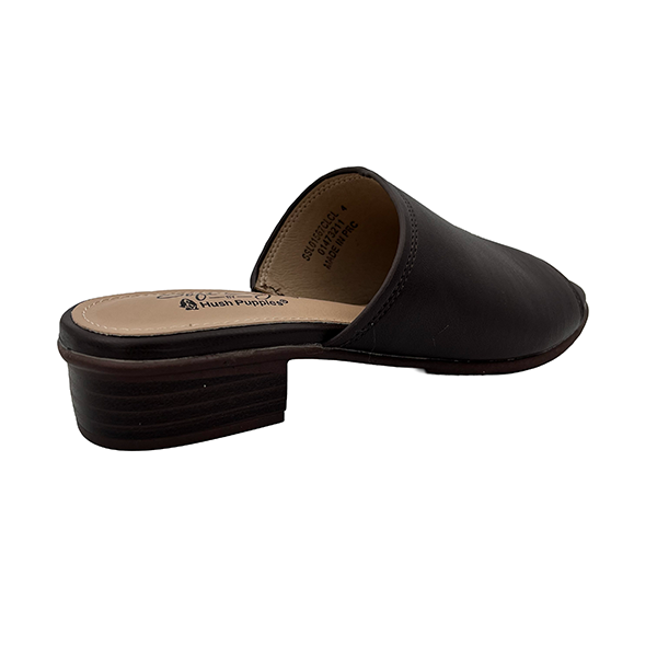 Low Block Heel Open Toe Mule - 1182