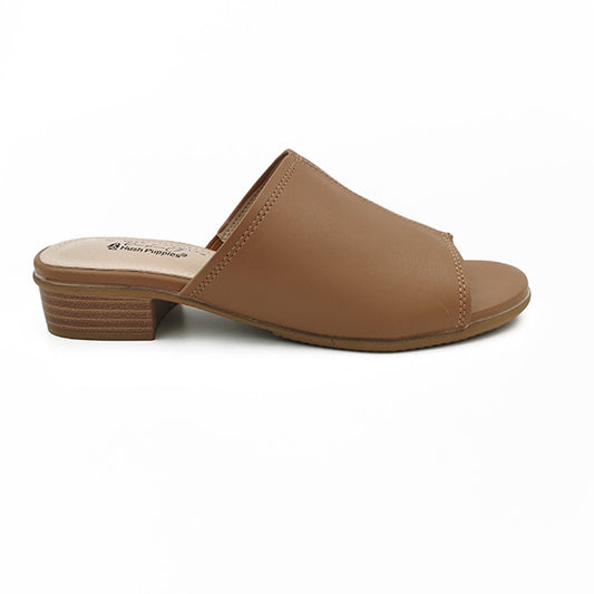 Low Block Heel Open Toe Mule - 1182