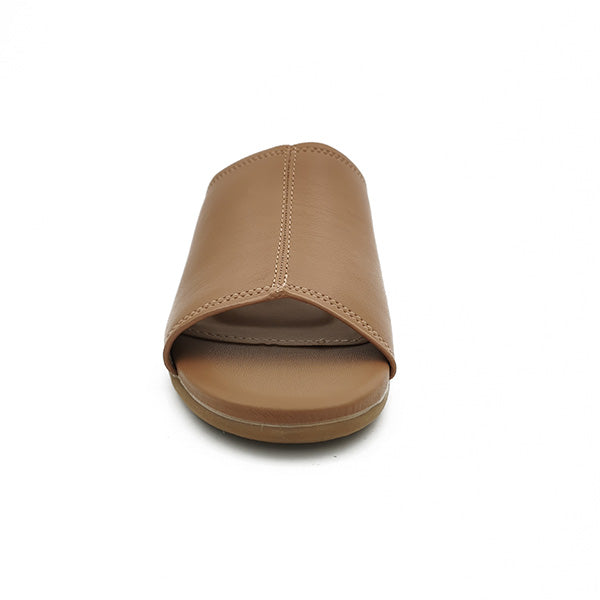 Low Block Heel Open Toe Mule - 1182