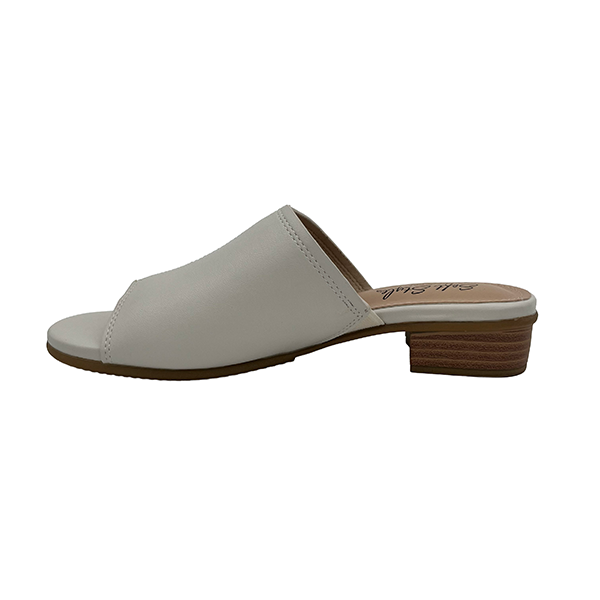 Low Block Heel Open Toe Mule - 1182