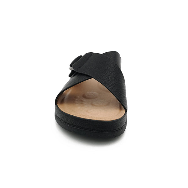 Cross Over Vamp Slip On Sandal - 1184