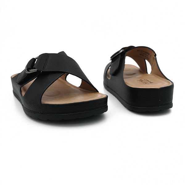 Cross Over Vamp Slip On Sandal - 1184