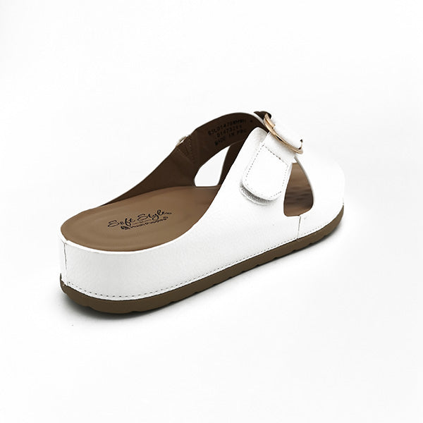 Cross Over Vamp Slip On Sandal - 1184