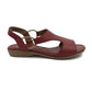Leather Low Heel open Toe Sandal - 1185