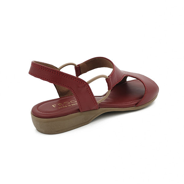 Leather Low Heel open Toe Sandal - 1185