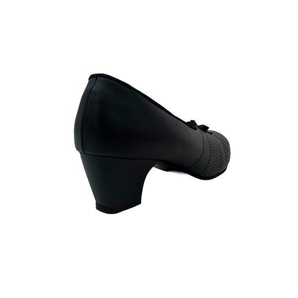 Leather Slip On Low Heel - 1186