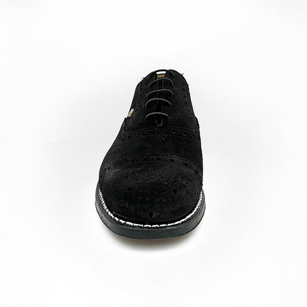 Genuine Suede Leather Lace Up Shoe - 1191