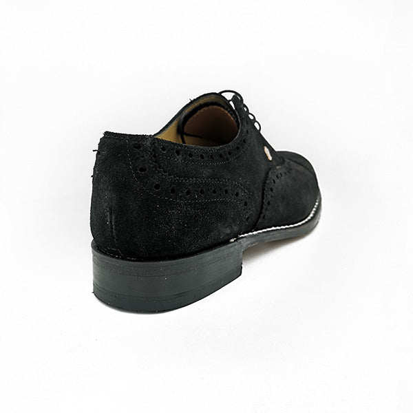 Genuine Suede Leather Lace Up Shoe - 1191