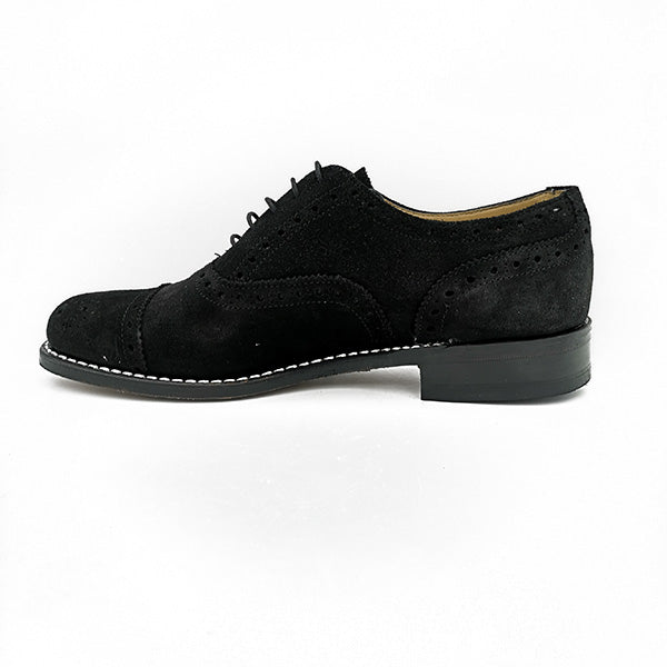 Genuine Suede Leather Lace Up Shoe - 1191