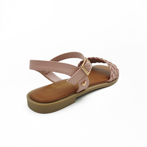 Flat Sandal With Ankle Strap - 1193