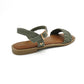 Flat Sandal With Ankle Strap - 1193