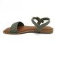 Flat Sandal With Ankle Strap - 1193
