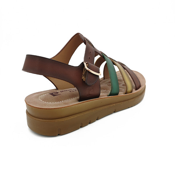 T Bar Low Wedge Sandal - 1196