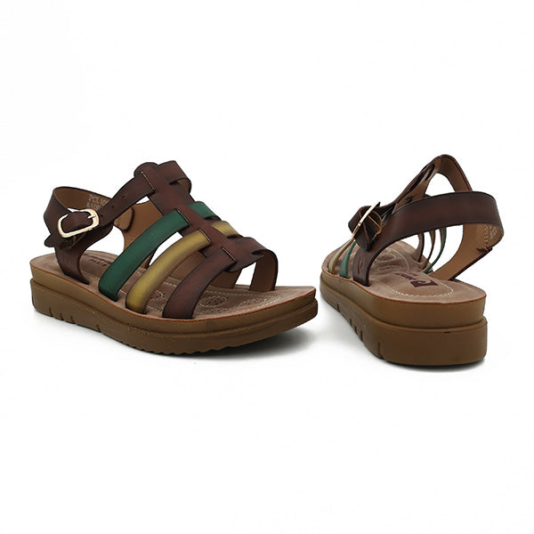 T Bar Low Wedge Sandal - 1196