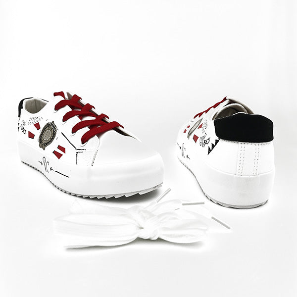 Lace Up Fashion Sneaker - 1198