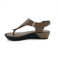 Leather Toe Thong Sandal - 1201