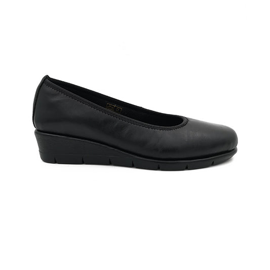 Leather Comfort Low Wedge - 1203