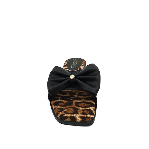 Slip On Sandal With Bow - 1205