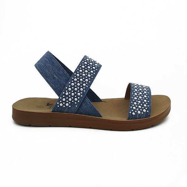 Elastic Back Strap Sandal - 1213