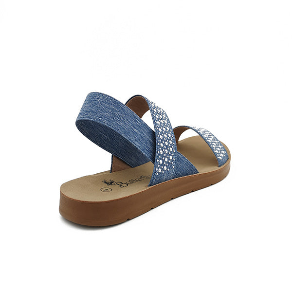 Elastic Back Strap Sandal - 1213