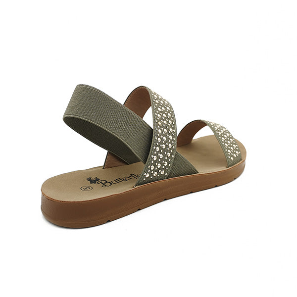 Elastic Back Strap Sandal - 1213