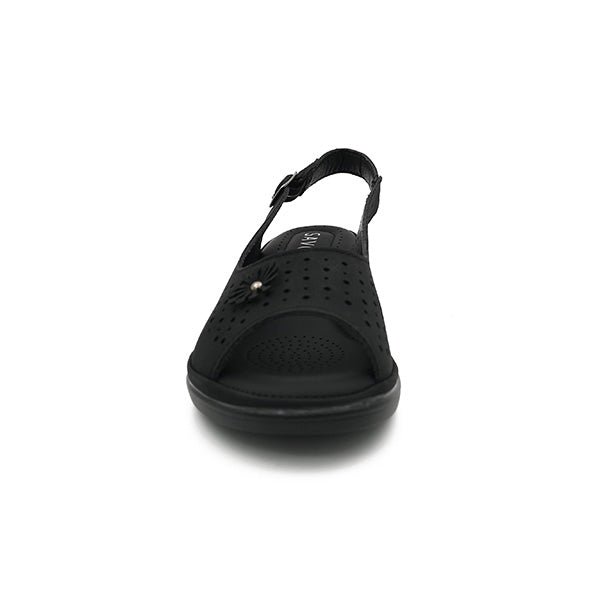 Peep Toe On Low Heel - 1216