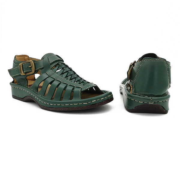 Leather Sandalised Shoe - 1217