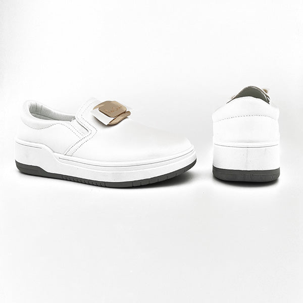 Slip On Sneaker With Bow Detail - 1219