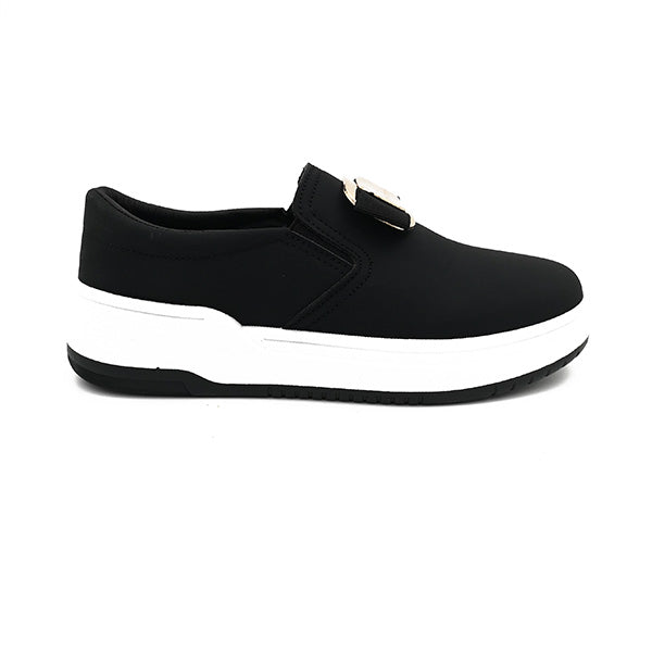 Slip On Sneaker With Bow Detail - 1219