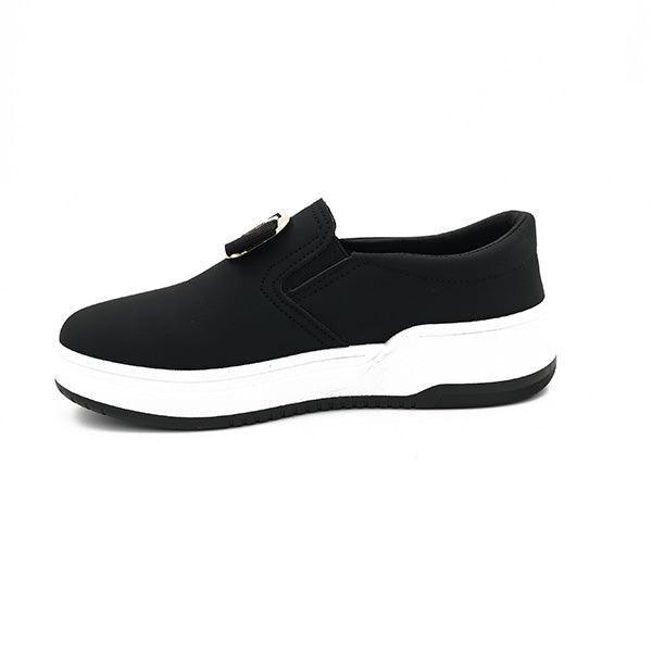 Slip On Sneaker With Bow Detail - 1219