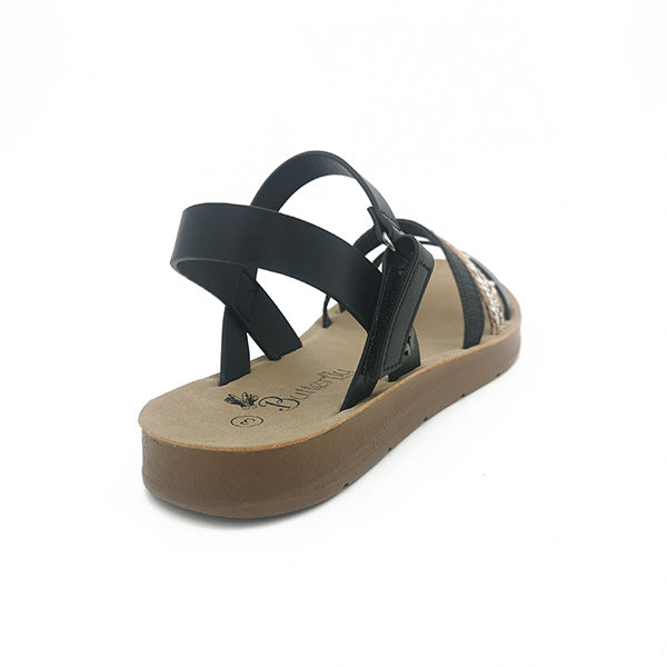 Strappy Sandal With Velcro - 1223