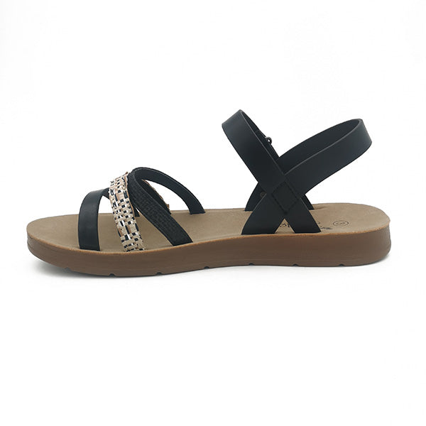 Strappy Sandal With Velcro - 1223