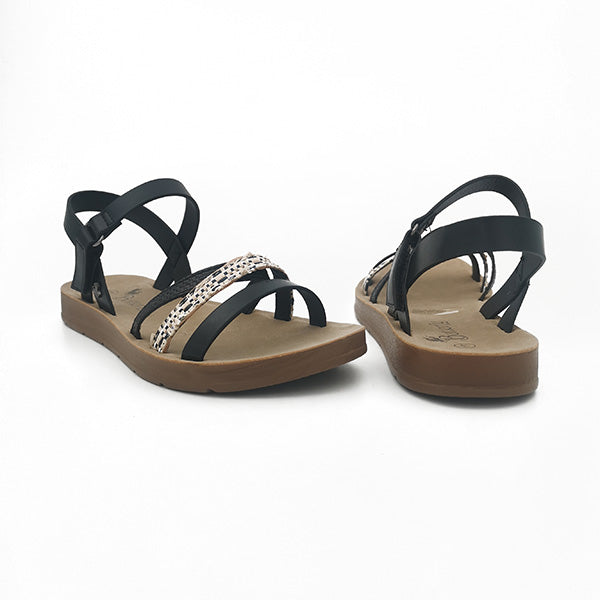 Strappy Sandal With Velcro - 1223