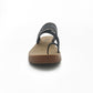 Low Wedge Sandal With Toe Piece - 1224