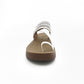 Low Wedge Sandal With Toe Piece - 1224
