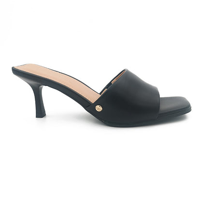 Low Heel Square Toe Court - 1225