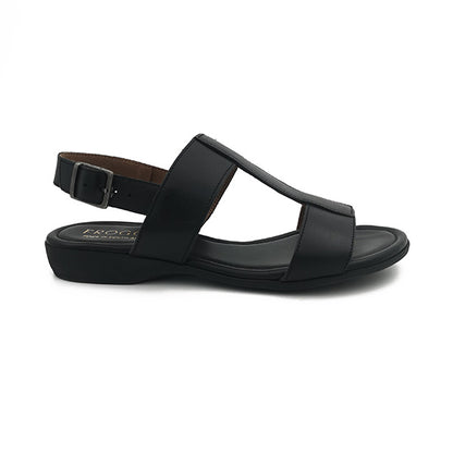 Low Wedge Leather Sandal - 1226