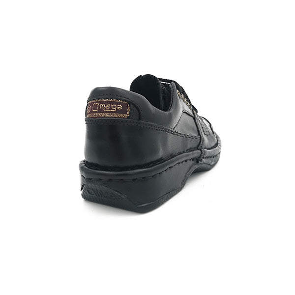 Lace Up Leather Shoe - 1227