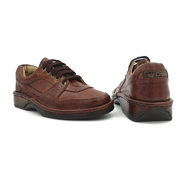 Lace Up Leather Shoe - 1227