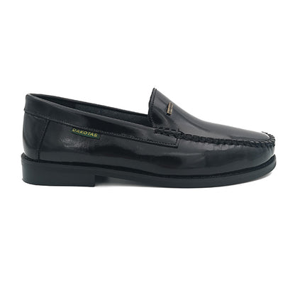 Mens Leather High Shine Slip-On - 1231