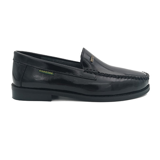 Mens Leather High Shine Slip-On - 1231