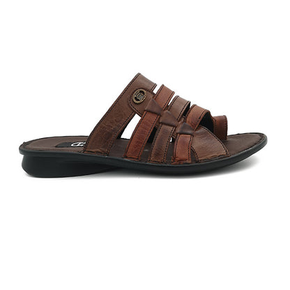 Mens Leather Toe Piece Sandal - 1234