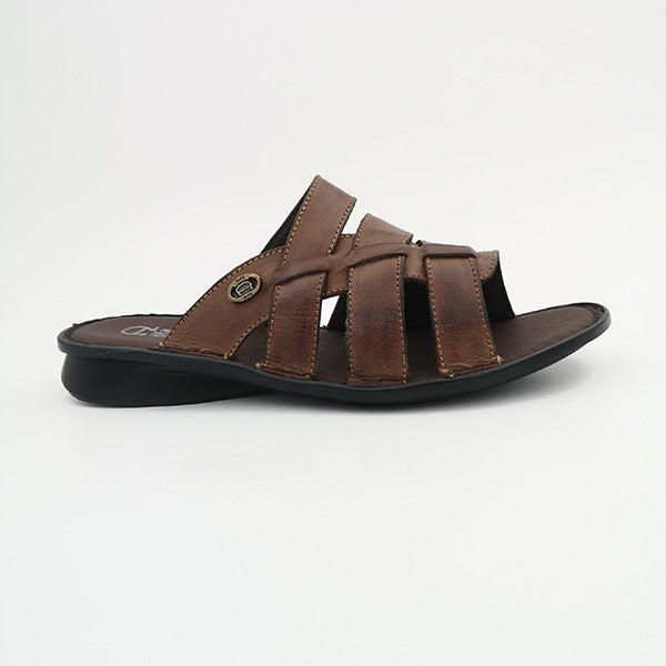 Mens Leather Slip On sandal - 1235