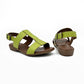 Leather Sandal With Back Strap - 1237