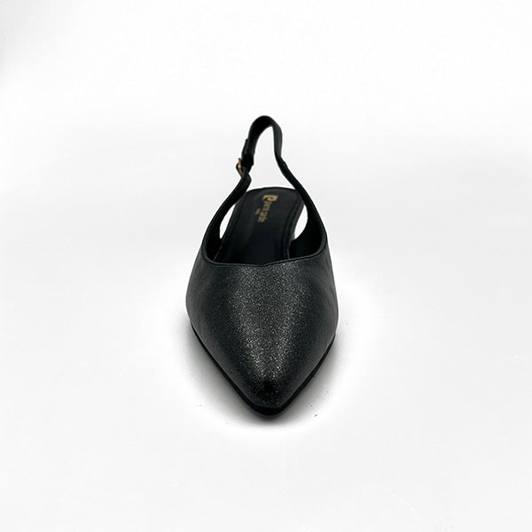 Low Heel Slingback Pointy Court - 1239