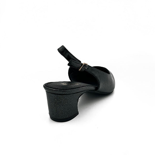 Low Heel Slingback Pointy Court - 1239